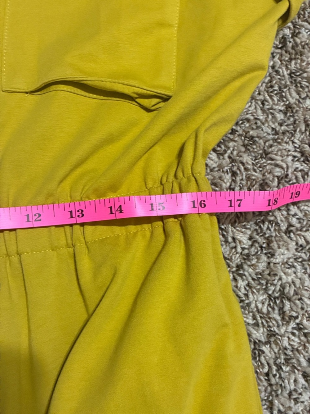 Utility Sleeveless Jumpsuit in Mustard - Picture 12 of 14